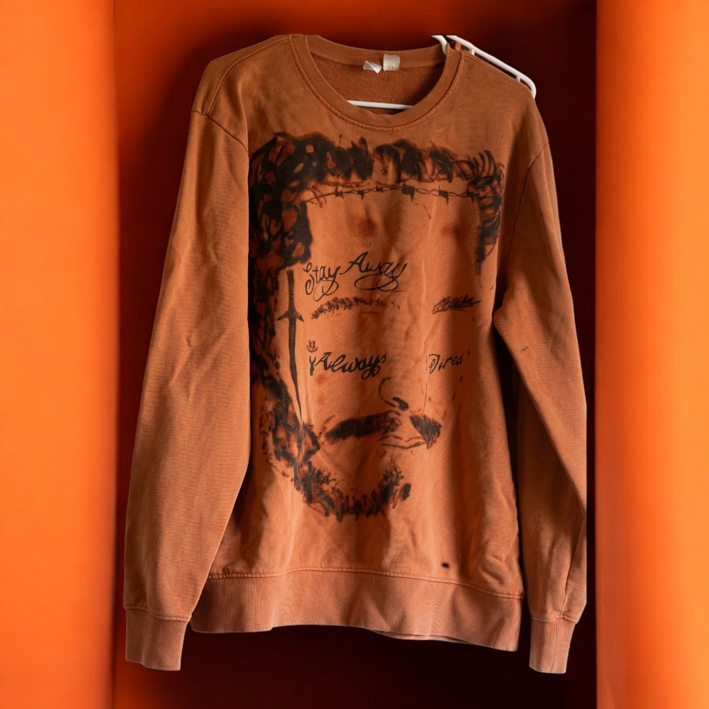Post Malone rown Graphic Men's Sweater